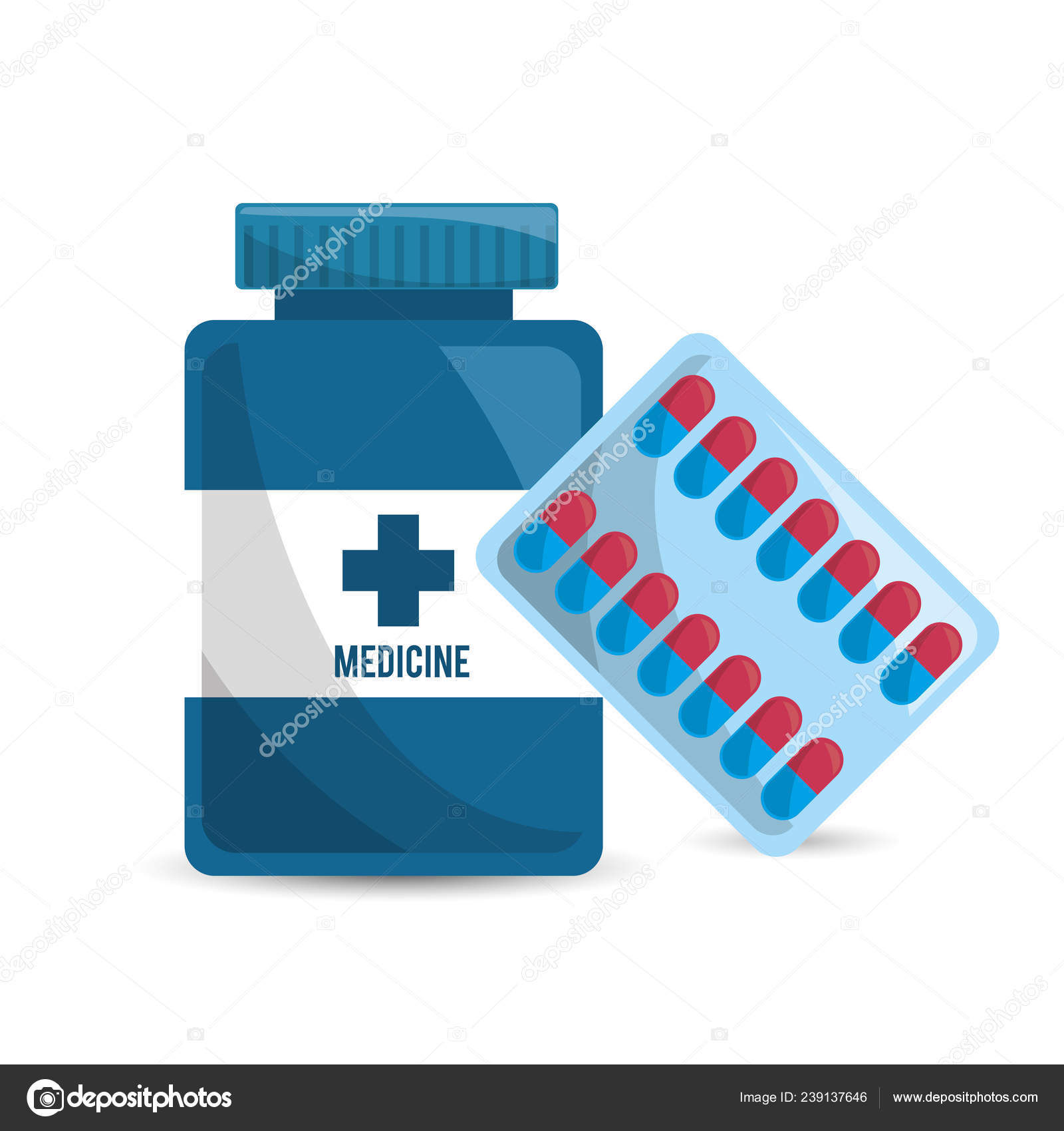 Imagens vetoriais Medicamentos