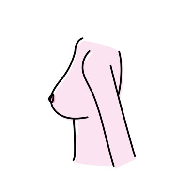 tıbbi tedavi vektör çizim meme kanser önleme