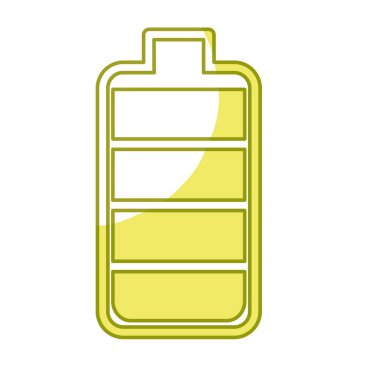 battery power electric digital charge, vector illustration