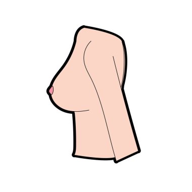 tıbbi tedavi vektör çizim meme kanser önleme