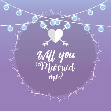 kalp oklar ve ışıkları ile mesaj vektör çizim ile