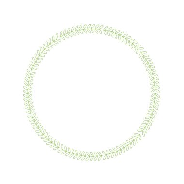 rustik dalları yaprakları ile vektör çizim tasarım