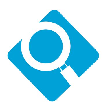 etiket Büyüteç aracını arama ve okunur, vektör çizim