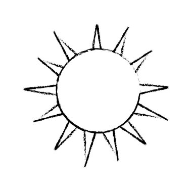 satır güzel ışık güneş görüntü, vektör çizim tasarım