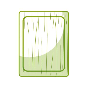 siluet kesme tahtası taze sebze, vektör çizim hazırlamak pratik