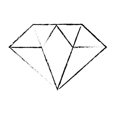 güzel taş elmas lüks kullanmak, vektör çizim şekil