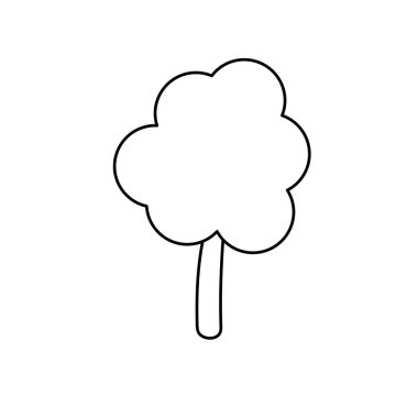 satır doğal ağaç ekoloji bakım simge vektör tasarlamak için