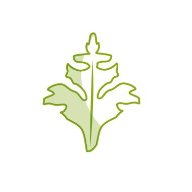 siluet taze sebze bitkiler sağlıklı gıda, vektör çizim