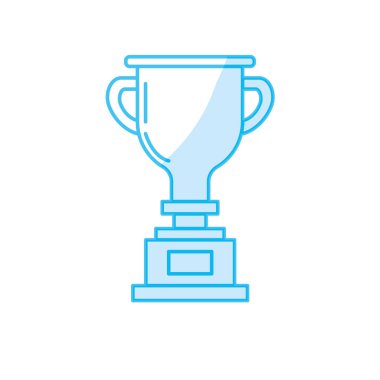 siluet ödül kazanan şampiyon vektör çizim sembole