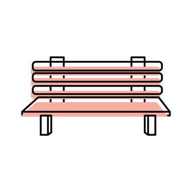 rahat sandalye gevşeme nesne simge vektör tasarlamak için