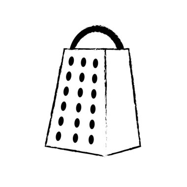 Şekil rende mutfak gereçler mutfağı vektör çizim nesnesine