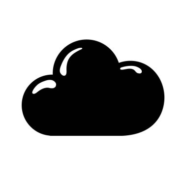 gökyüzünün güzel bulut hava kontur, illüstrasyon tasarım vektör