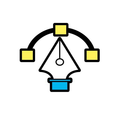 kalem düğümlerin Tasarım görüntü vektör çizim ile
