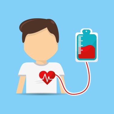 bağış kan simge görüntüsünü, vektör çizim tasarım dostum