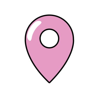 hedef Coğrafya harita vektör çizim sembole konumu