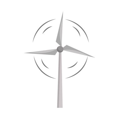 doğa ve organik rüzgar gücü ekoloji bakımı, vektör illüstrasyon