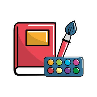 Dizüstü okul araçlar simgesi, vektör tasarım görüntü illüstrasyon