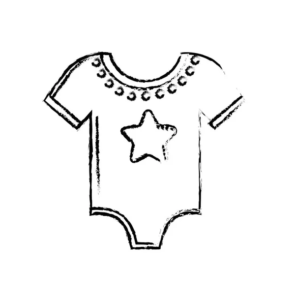 Σχήμα Μωρό Ρούχα Που Χρησιμοποιούνται Για Ύπνο Εικονογράφηση Διάνυσμα — Διανυσματικό Αρχείο