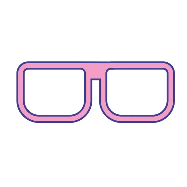Fina Glasögon Tillbehör Till Kan Vektorillustration — Stock vektor