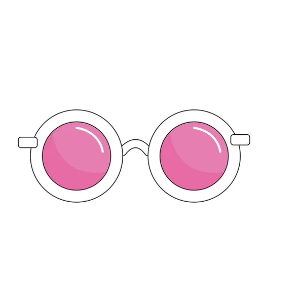 Óculos Com Estilo Moda Design Vetor Ilustração —  Vetores de Stock