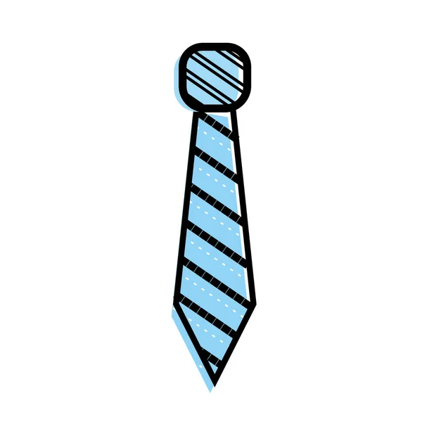 Elegant Tie Use Special Day Vector Illustration — Stock Vector