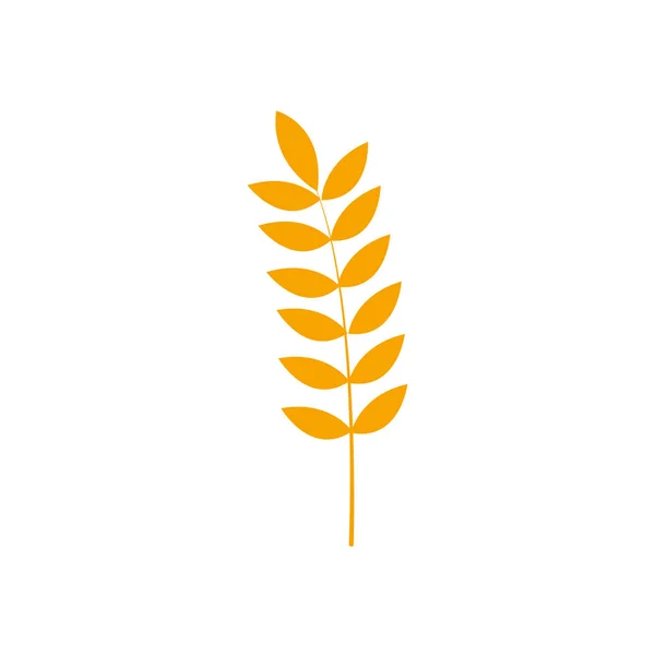Здоровая Пшеница Орган Завод Нутрициозный Векторная Иллюстрация — стоковый вектор