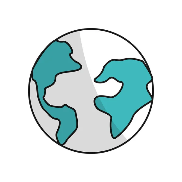 Planeta Tierra Servicio Conexión Internet Ilustración Vectores — Archivo Imágenes Vectoriales