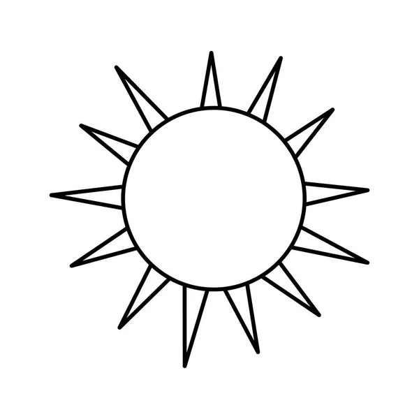線素敵な太陽光のイメージ ベクトル イラスト デザイン — ストックベクタ
