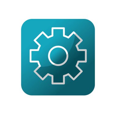 düğme dişli Mühendislik Sanayi işlem teknoloji vektör çizim