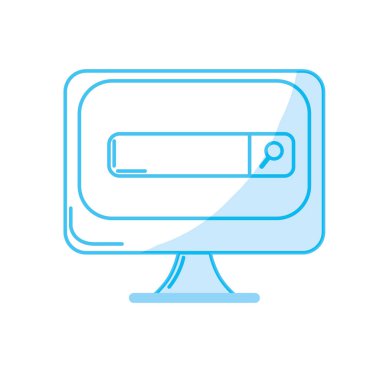 siluet teknoloji bilgisayar iş bilgi vektör çizim için