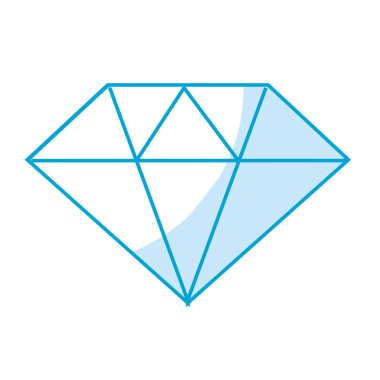 güzel taş elmas lüks kullanmak, vektör çizim siluet