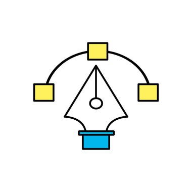 kalem düğümlerin Tasarım görüntü vektör çizim ile