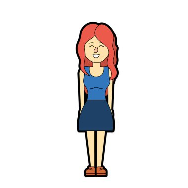 güzellik kadın saç modeli tasarım vektör çizim ile