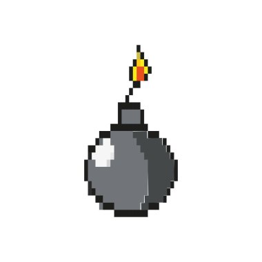 uclear bomba patlama tehlikeli silah vektör çizim