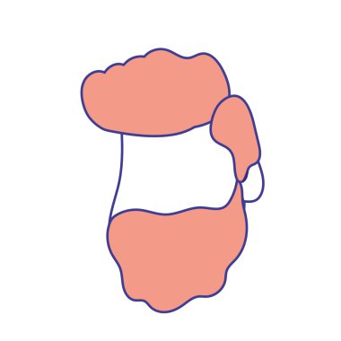 iyi adam yüz haistyle, vektör çizim tasarım ile