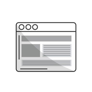 satır Web sitesi önemli video bilgi vektör çizim ile