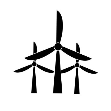 kontur windpower teknoloji çevre koruma vektör çizim için