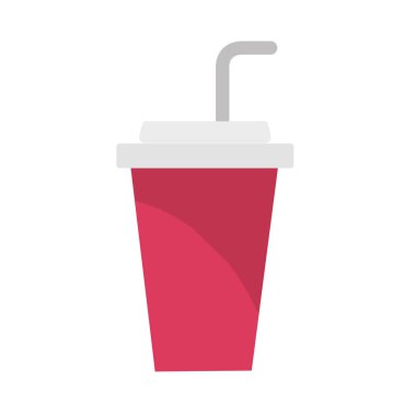 nefis ve ferahlık soda içmek için vektör çizim