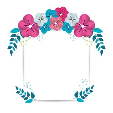 güzel bahar çiçekleri kutsal kişilerin resmi, vektör çizim tasarım