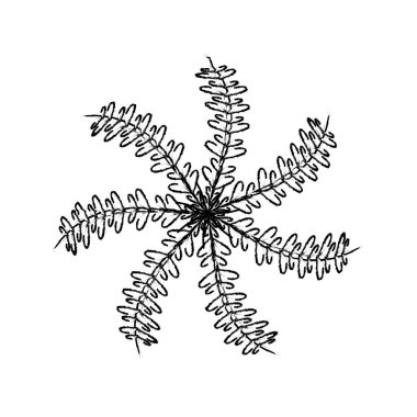 rustik dalları yaprakları ile vektör çizim tasarım