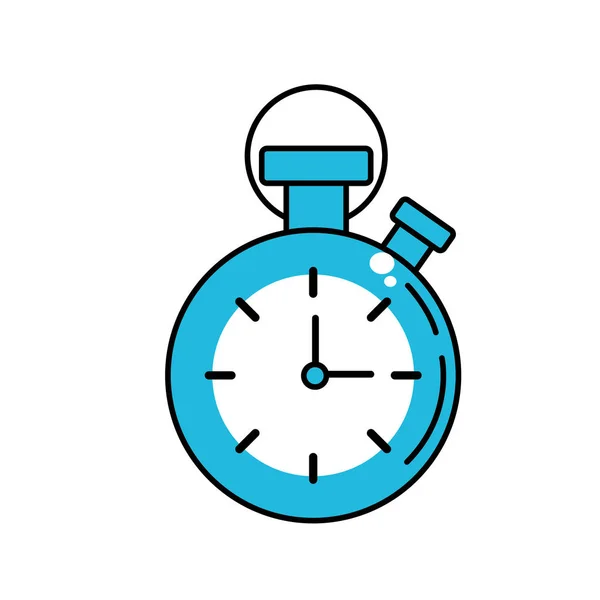 Chronometer Know Meter Time Vector Illustration — стоковый вектор