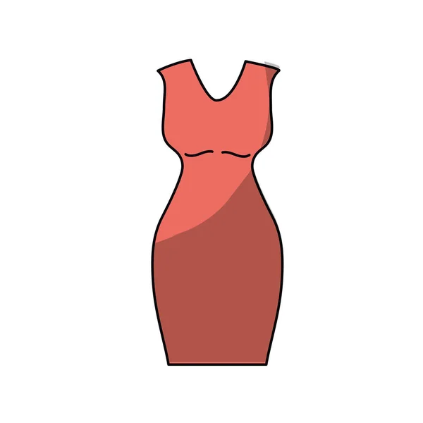 Красивый Дизайн Женской Одежды Векторная Иллюстрация — стоковый вектор