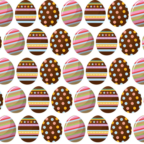 Huevos Pascua Día Icono Diseño Imagen Vector Ilustración — Vector de stock