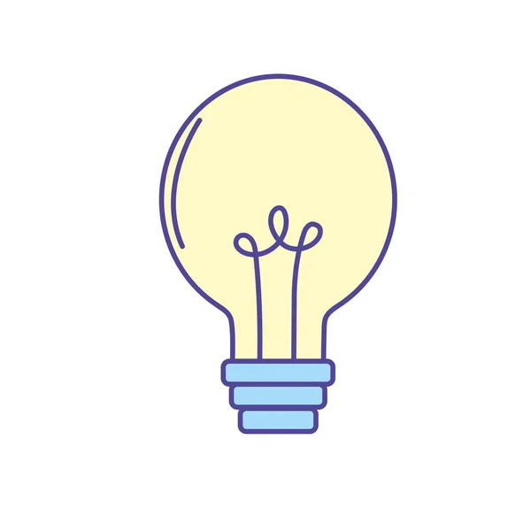 電球の光とエネルギー ベクトル イラスト — ストックベクタ