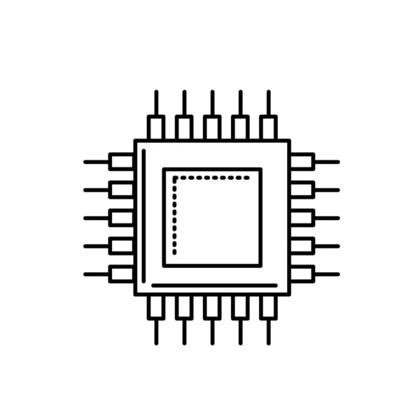 Linea Energia Della Tecnologia Della Batteria Con Connessione Illustrazione Del — Vettoriale Stock