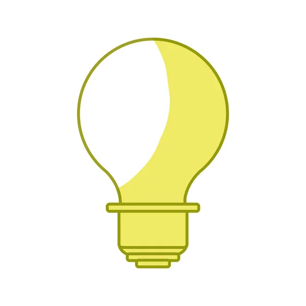 Energiesparlampe Symbol Vektor Illustration Design — Stockvektor