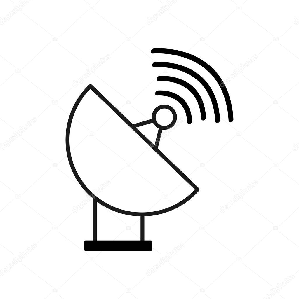 figure internet web service connection icon, vector illustration