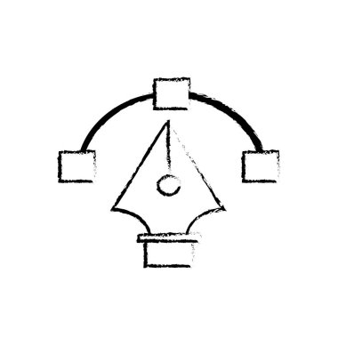 Şekil kalem düğümlerin Tasarım görüntü vektör çizim ile