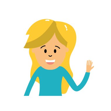 kadın saç tasarım ve giyim vektör çizim ile