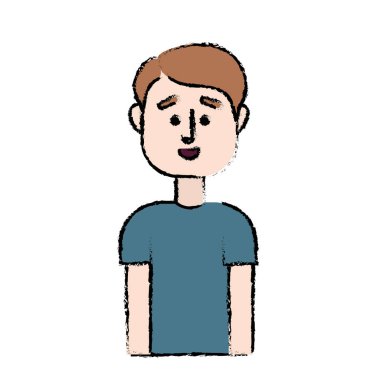 yakışıklı erkek saç modeli tasarım vektör çizim ile